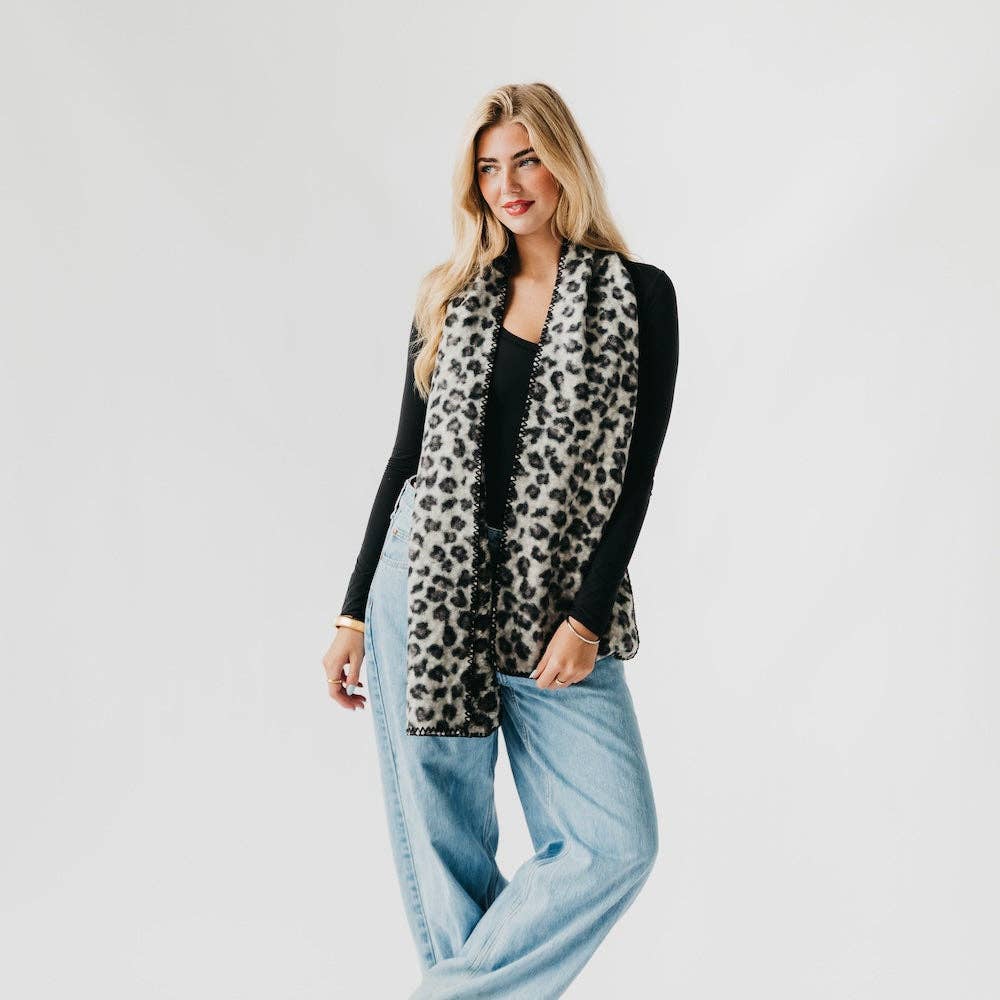 Laine Leopard Scarf - 3 Colors