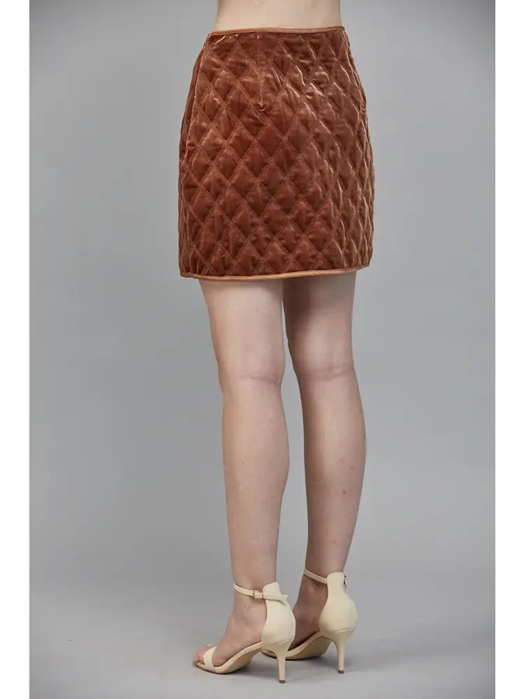 Quilted Crush Mini Skirt
