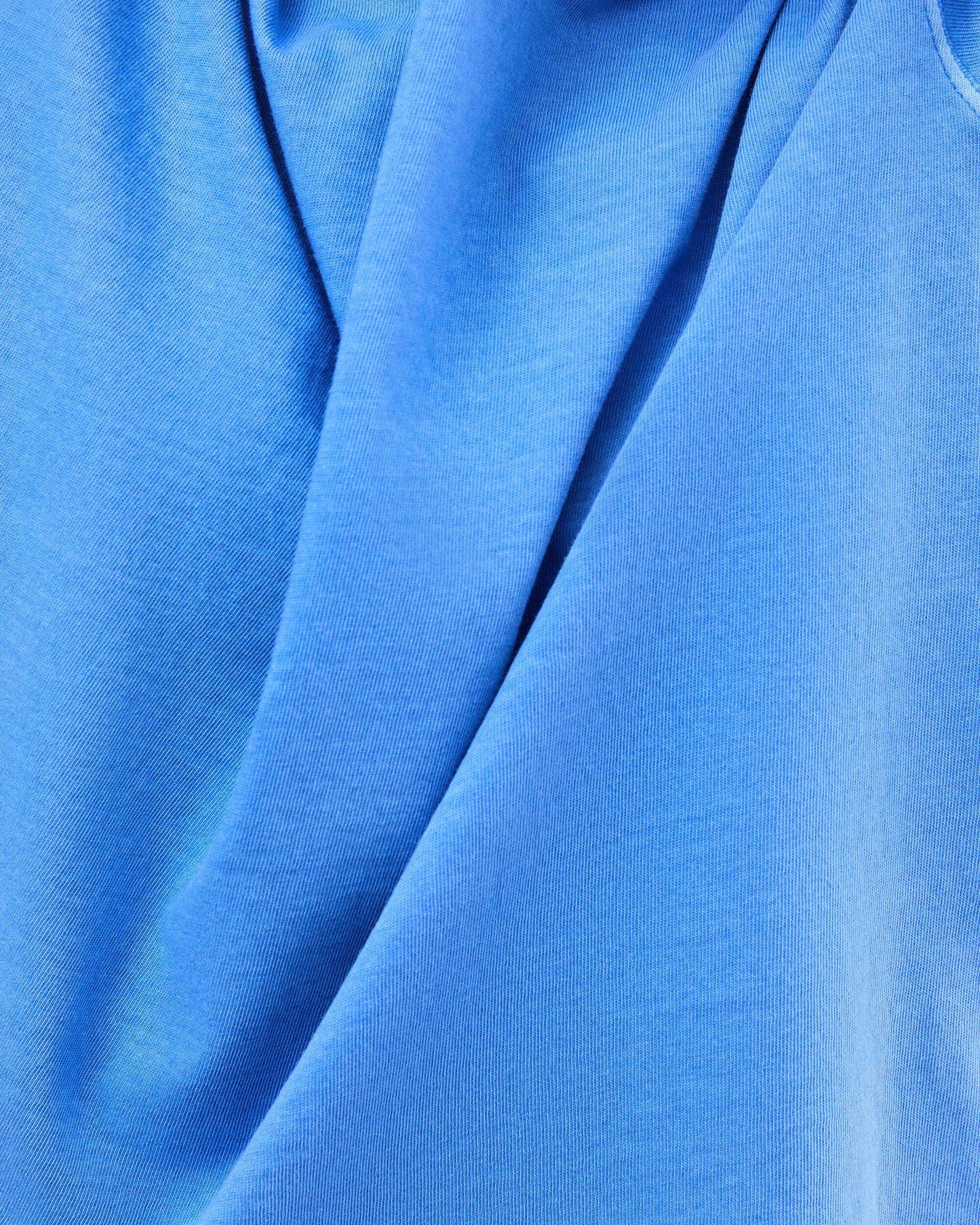 Relaxed Crop Tee - Pop Blue