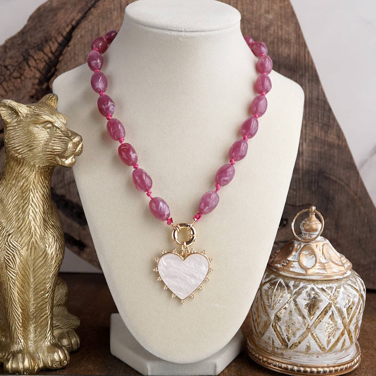 Amour Knot Necklace - 2 Colors