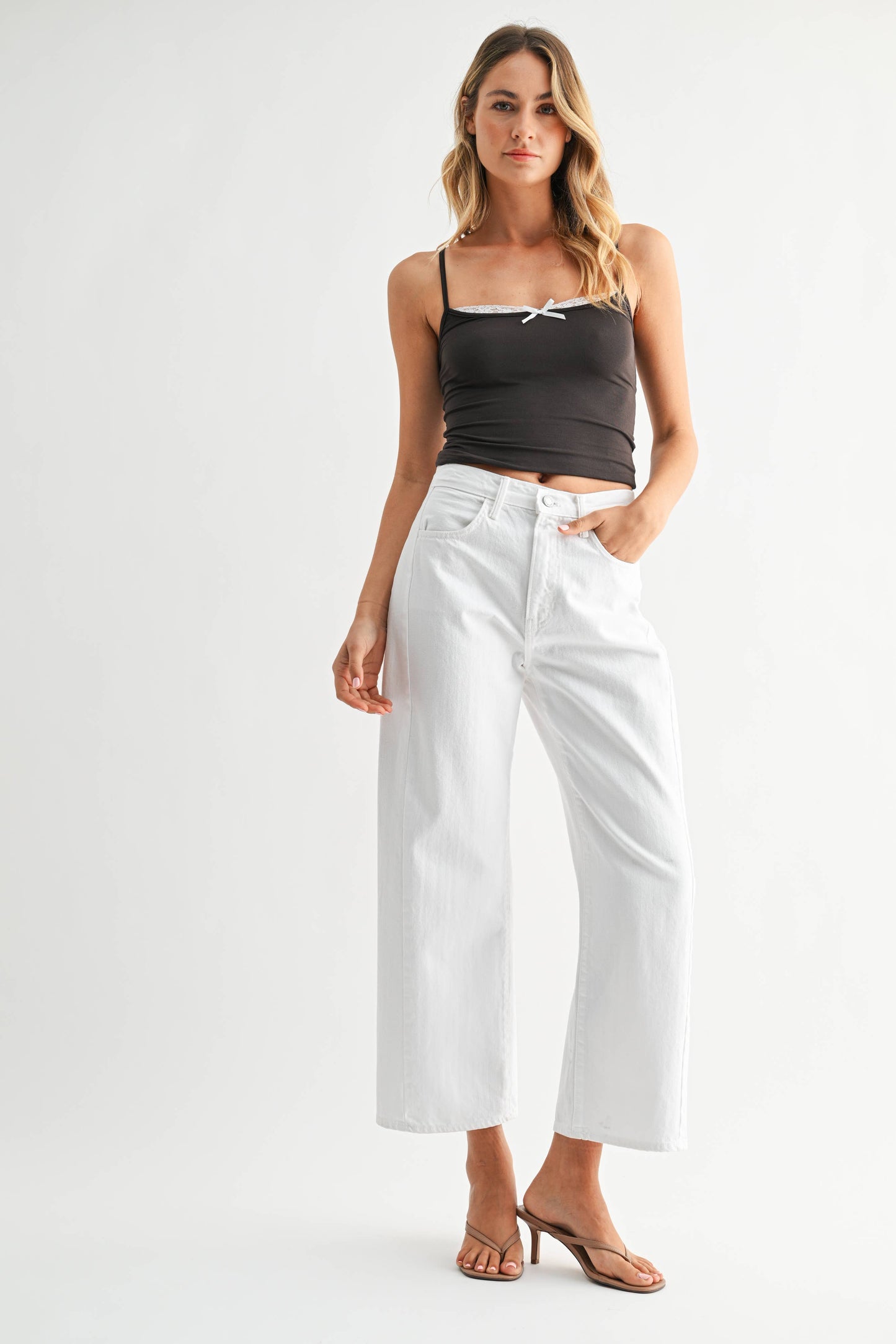 Twisted Optic Barrel Jean