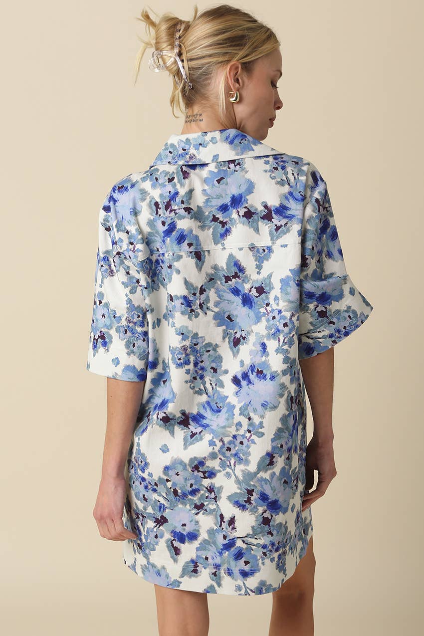 SALE Carley Floral Collared Dress