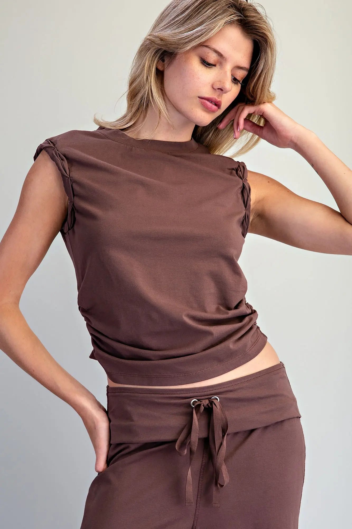 Mocha Muse Lounge Tee