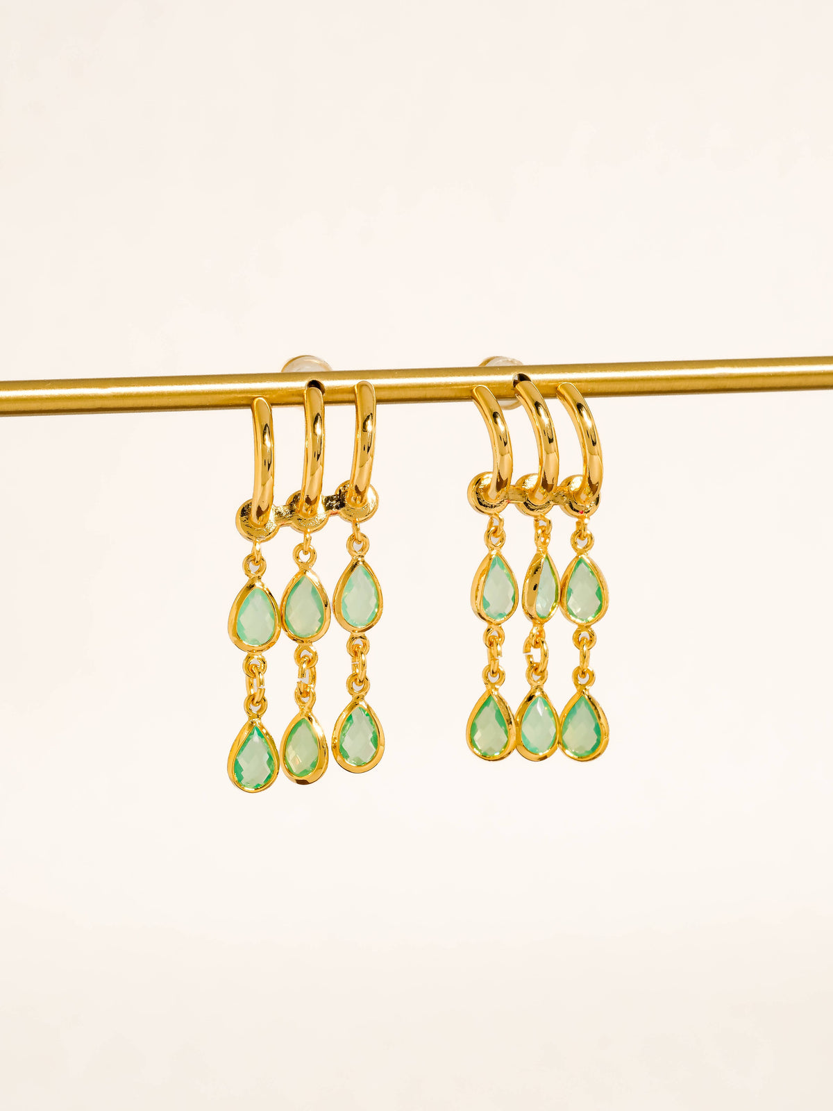 Fresco 18K Gold Vintage Drop Earrinngs