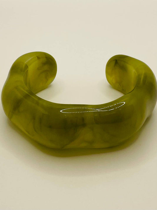 Marble Olive Cuff