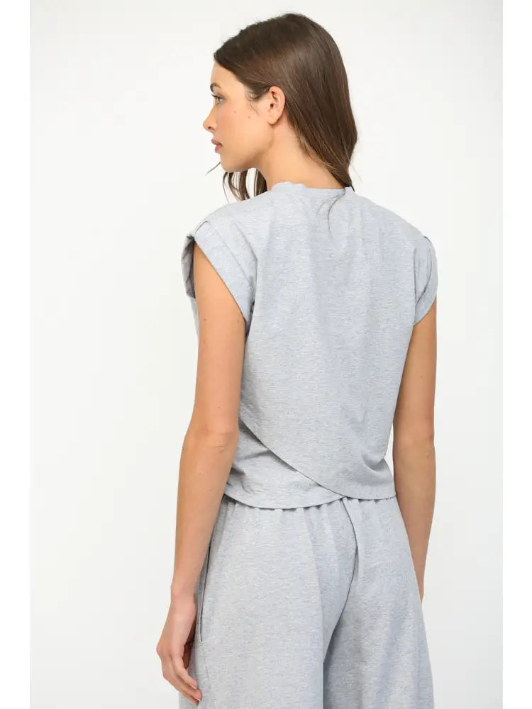 Overlapped Jersey Tee