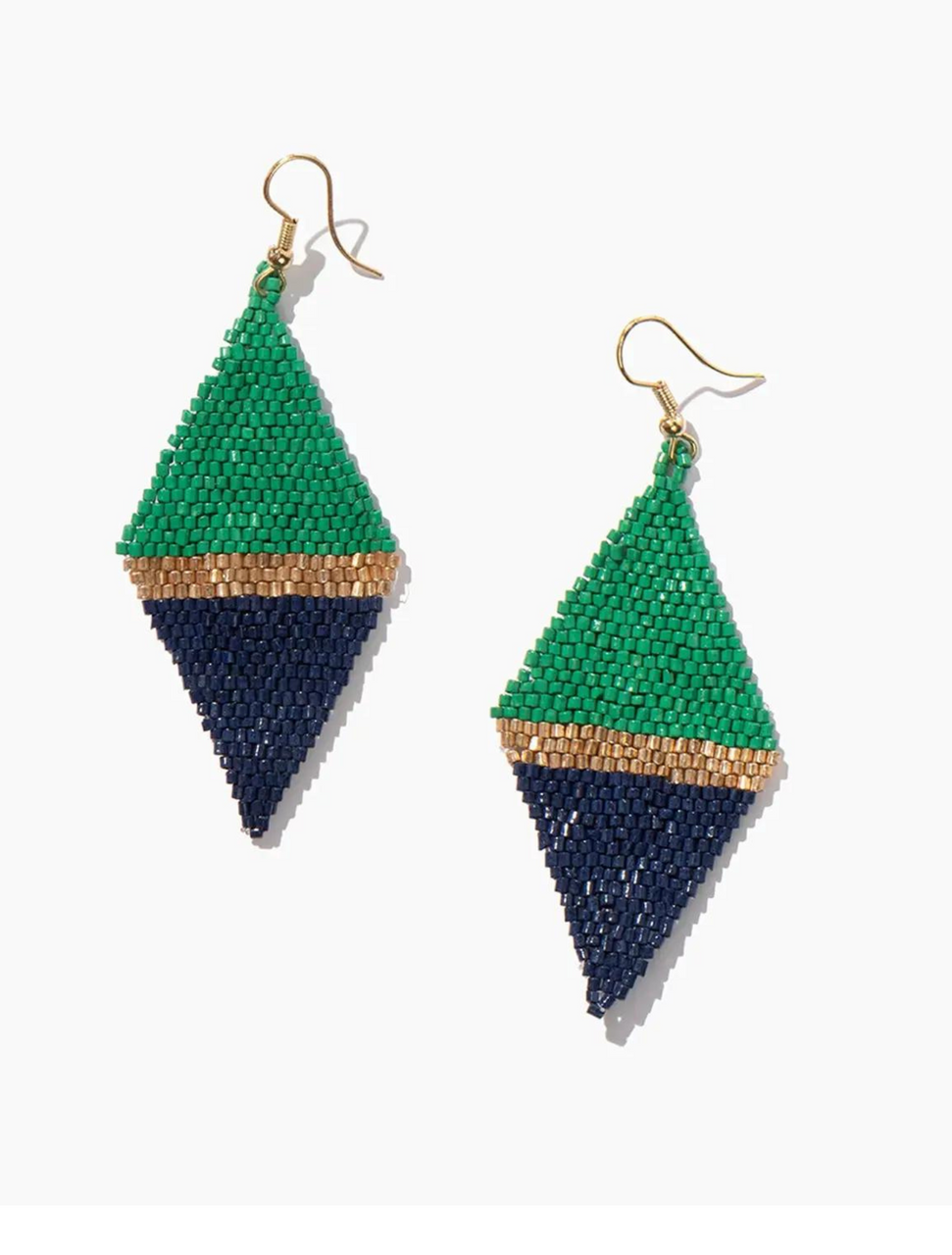 Pierce & Hide Diamond Beaded Earring - 5 Colors