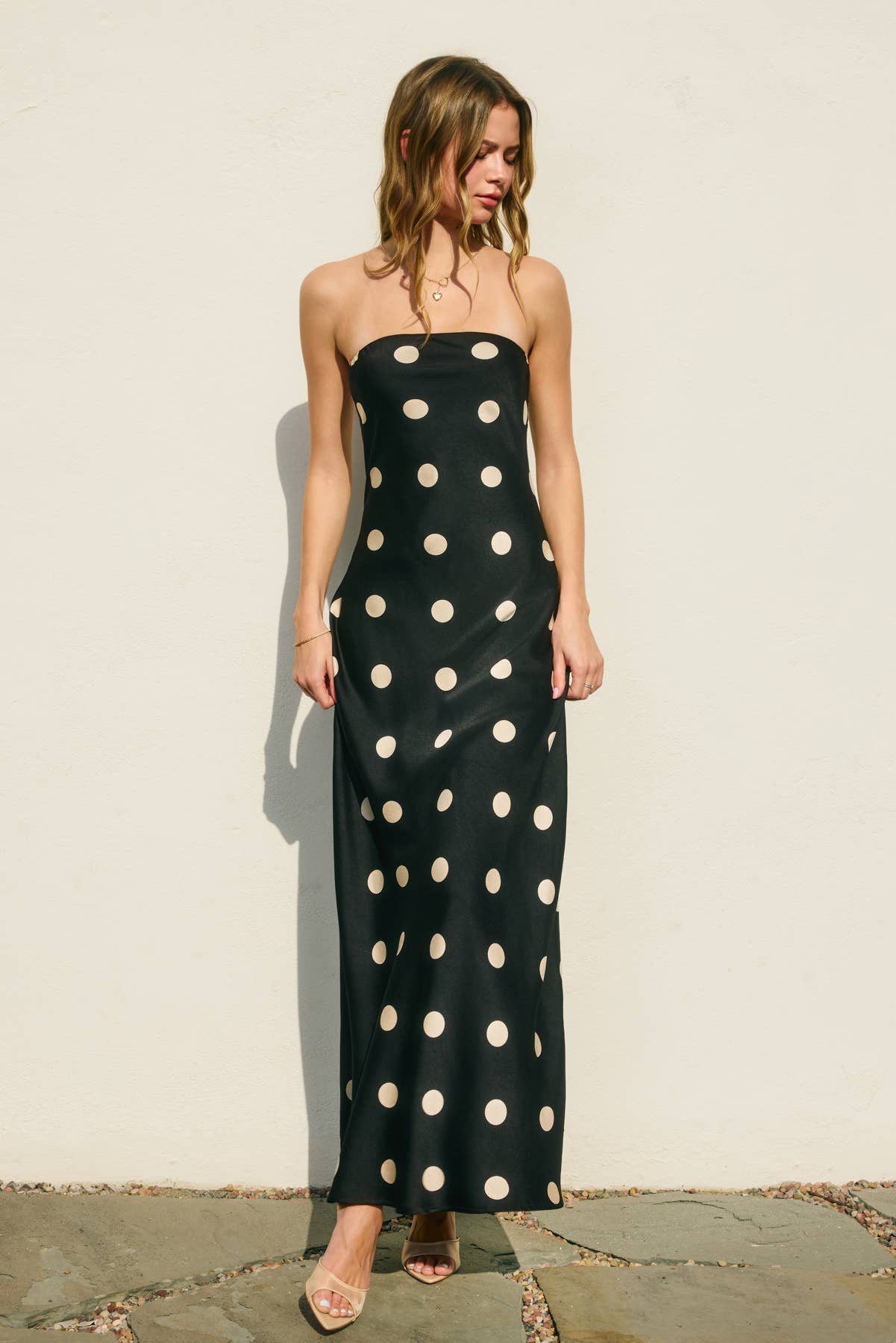Gentle Whisper Strapless Maxi