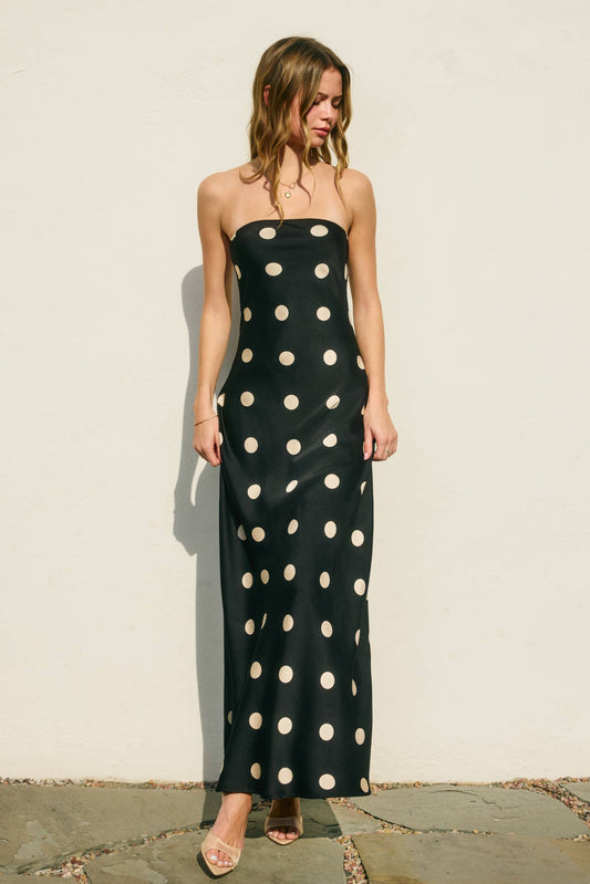 Gentle Whisper Strapless Maxi