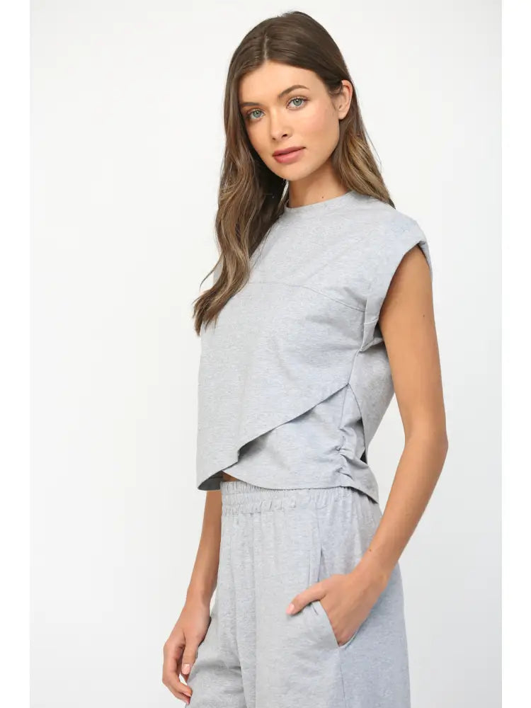 Overlapped Jersey Tee