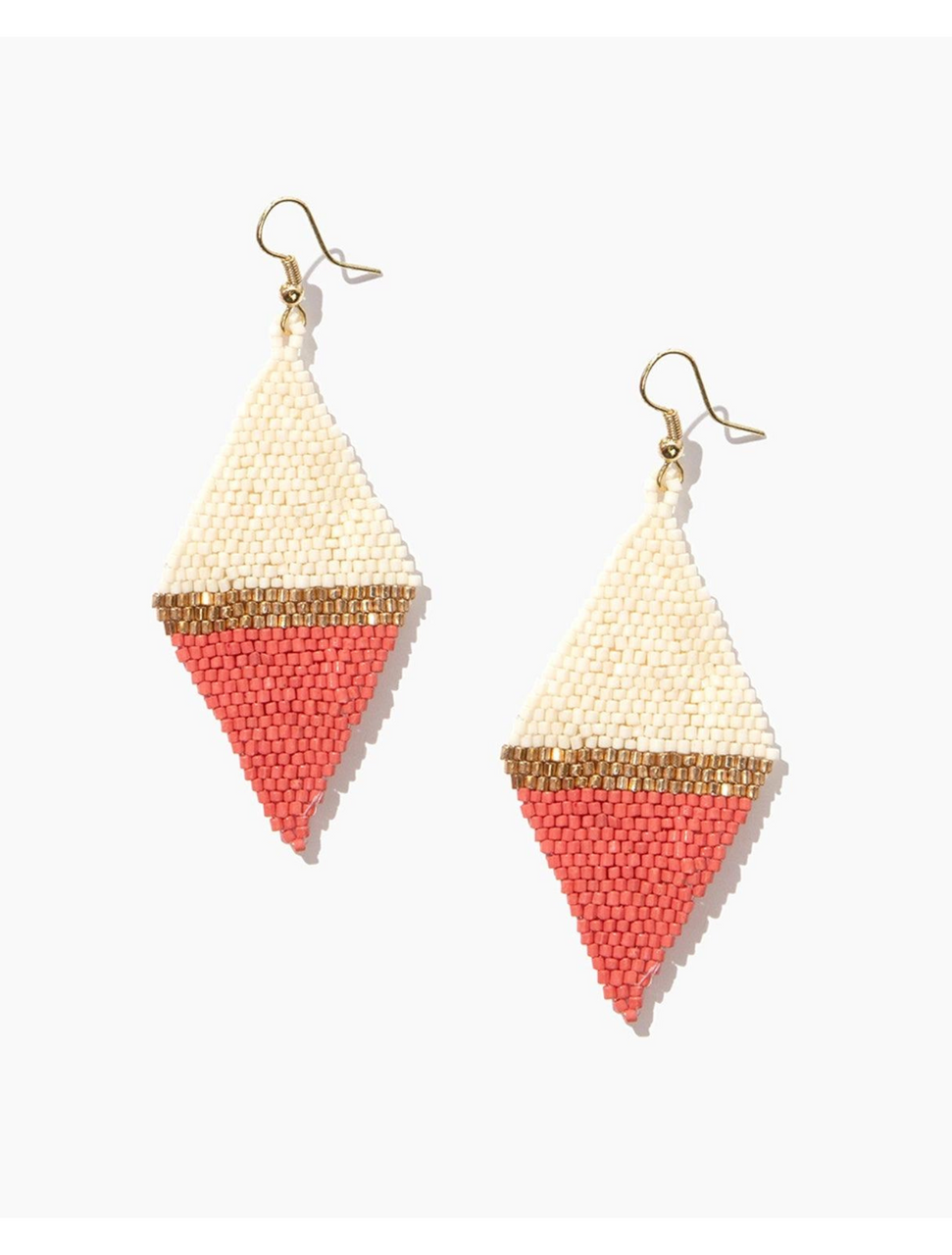 Pierce & Hide Diamond Beaded Earring - 5 Colors