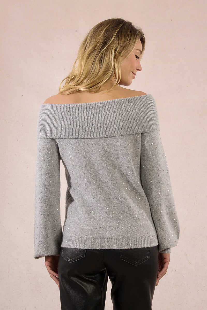 Gray Sparks Sweater