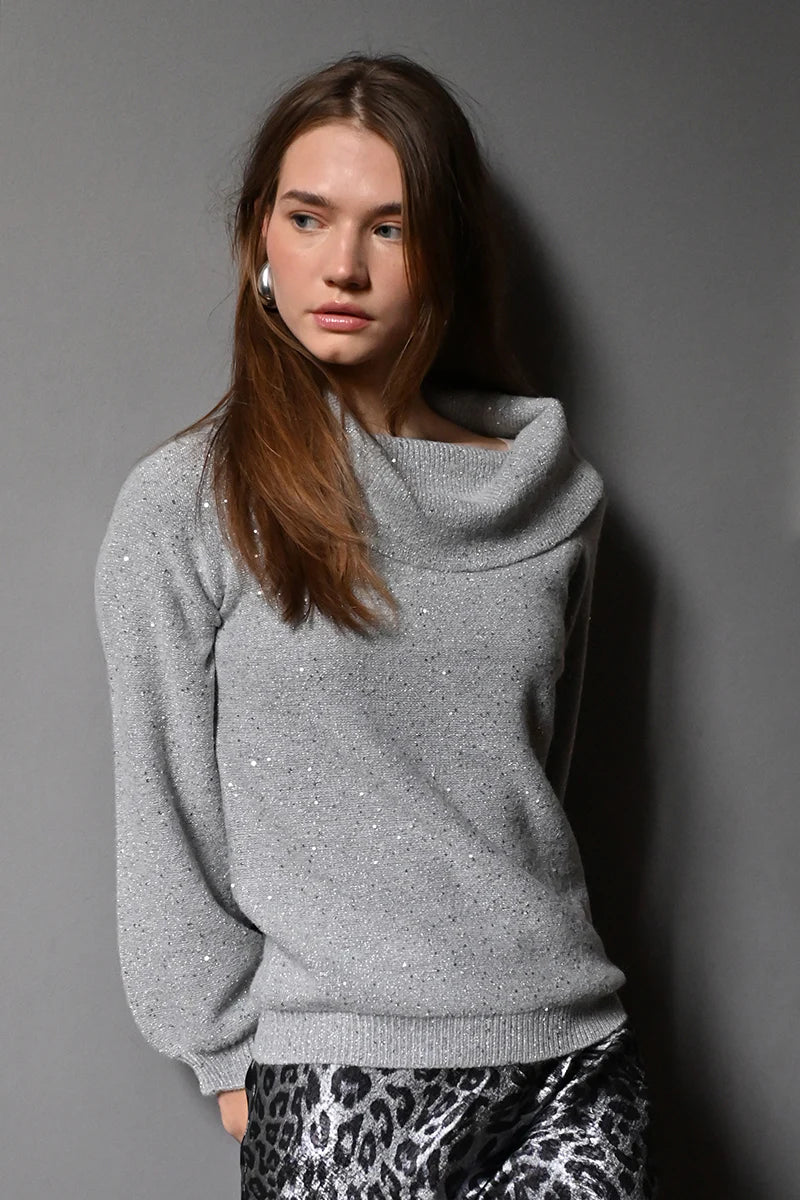 Gray Sparks Sweater