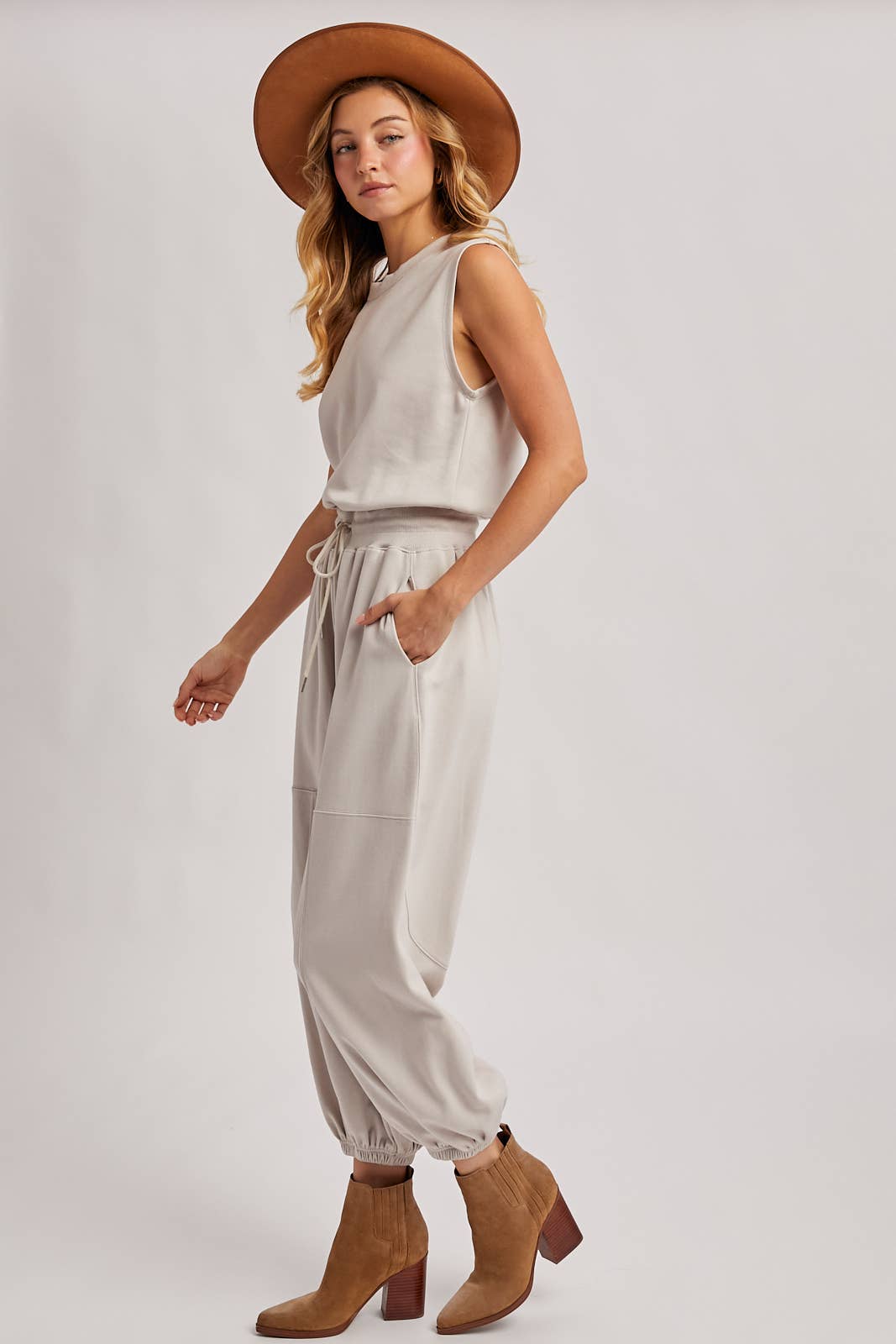 Ecru Travel Jumpsuit