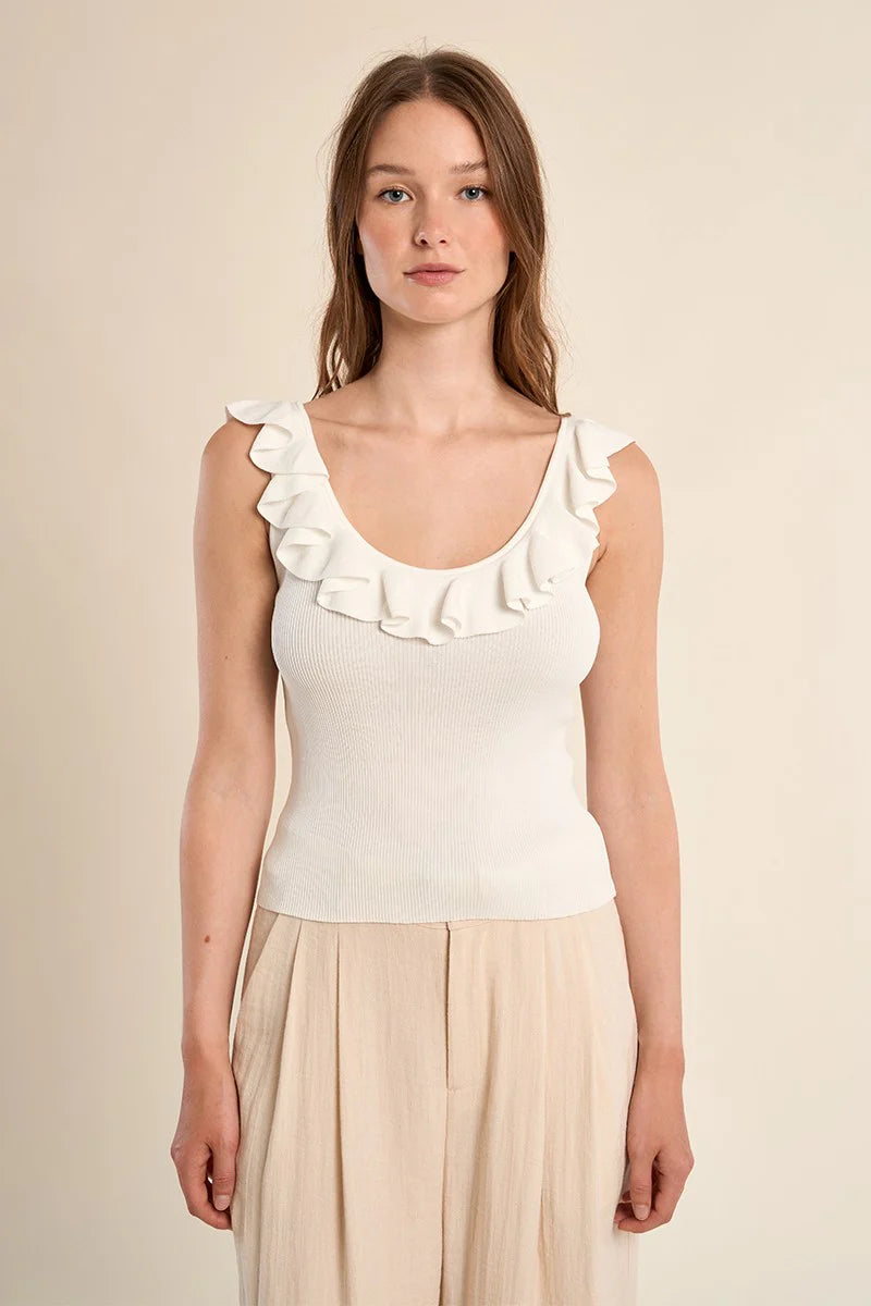 Ruffle Charm Tank