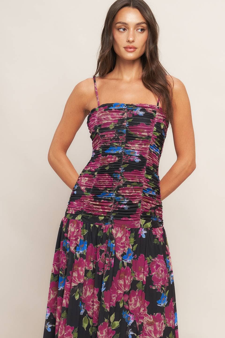 Night Garden Mesh Maxi