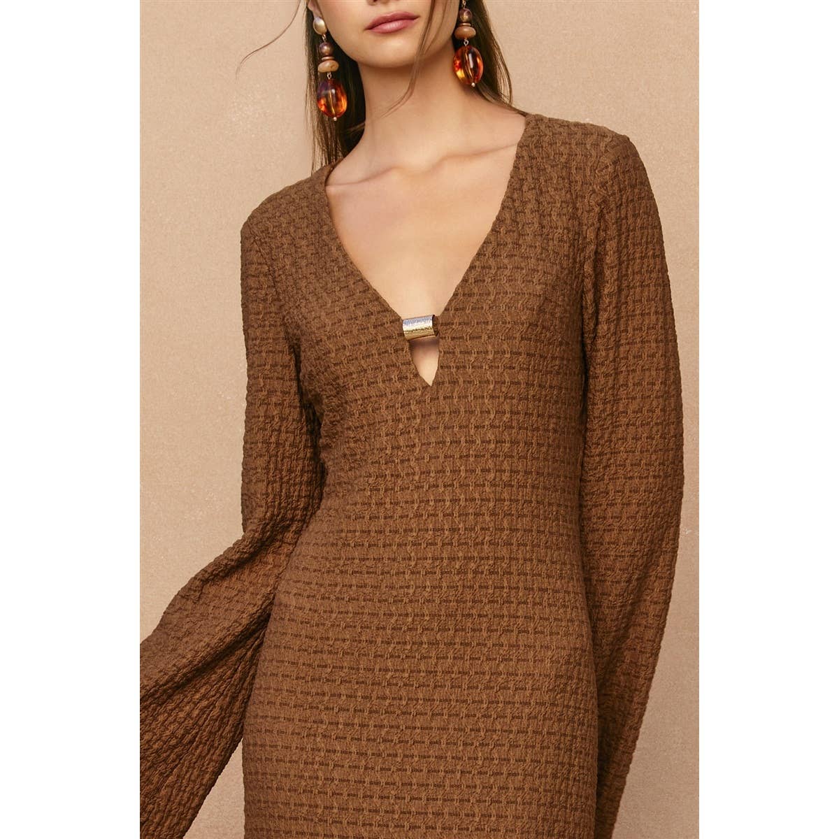 Ring My Bell Chocolate Dress