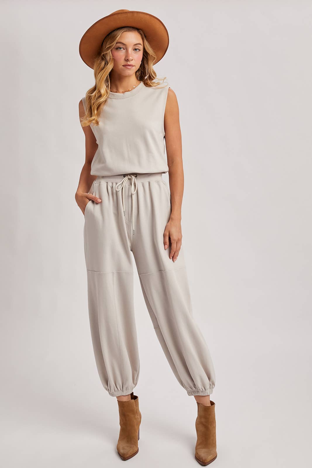 Ecru Travel Jumpsuit