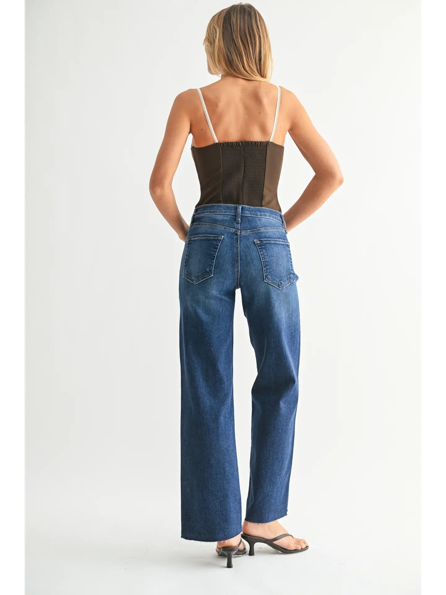 Slim Palazzo Denim