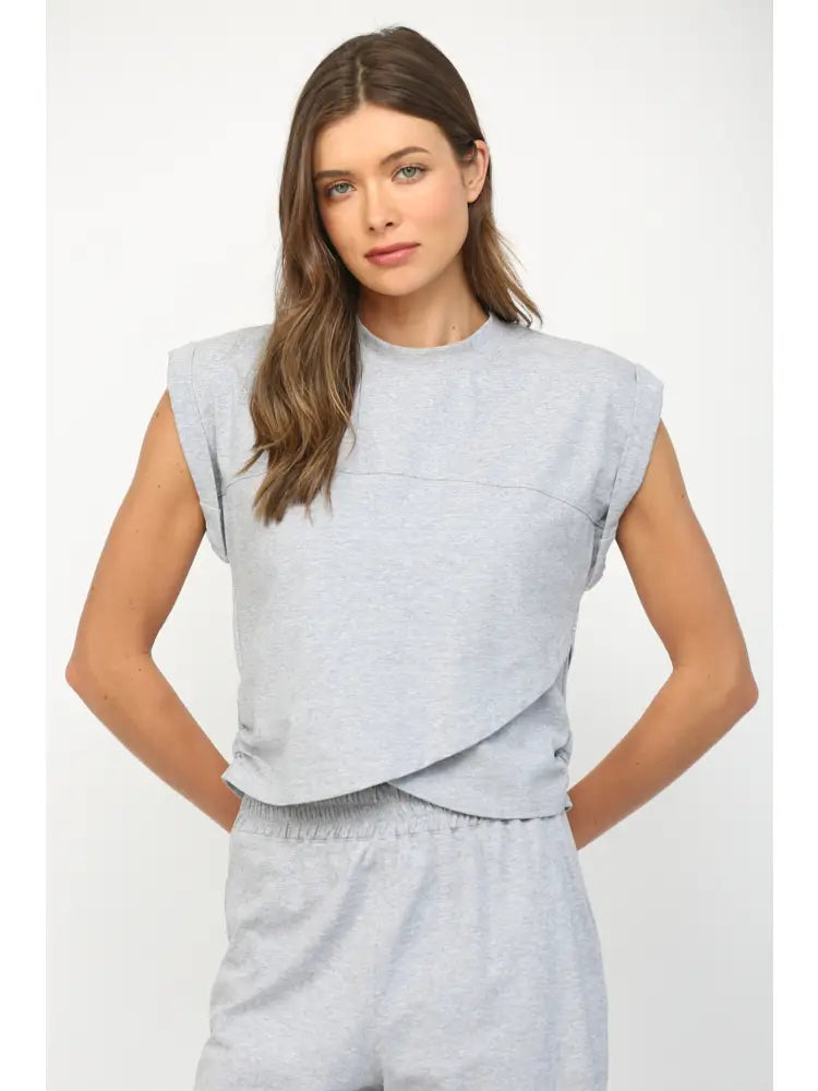 Overlapped Jersey Tee
