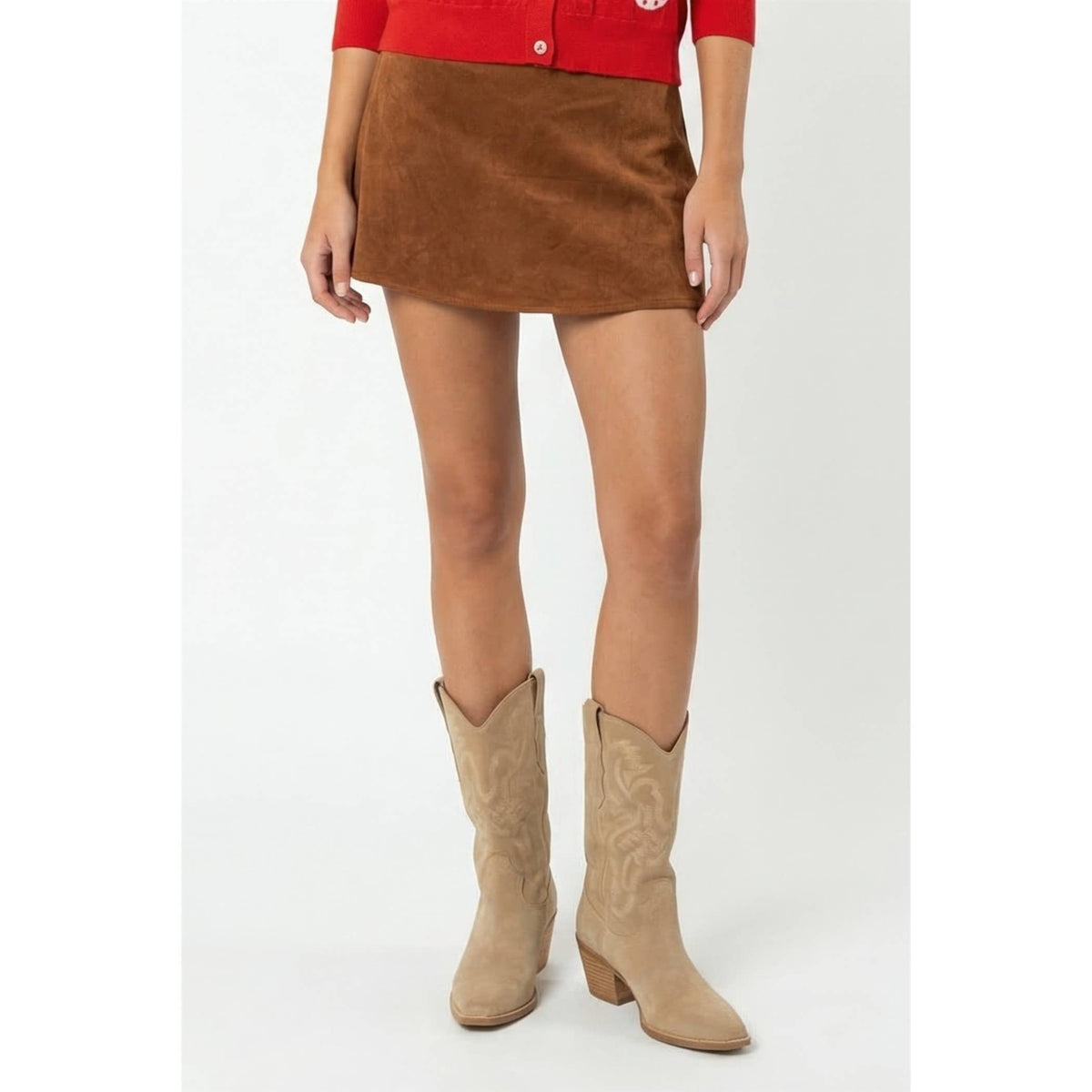 Dani Suede Skort