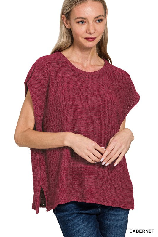 Crew Neck Sweater Vest - Multiple Colors