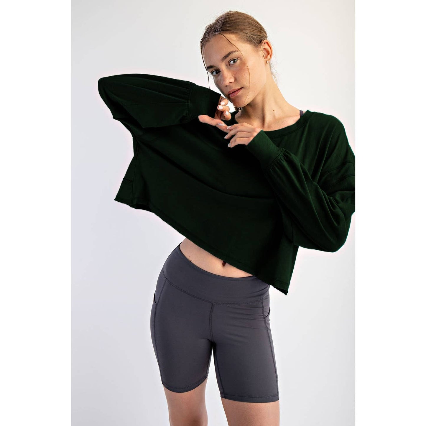 Cotton Slub Open Back Tee - Multiple colors