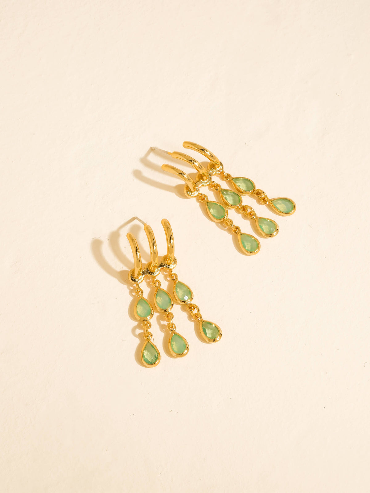 Fresco 18K Gold Vintage Drop Earrinngs