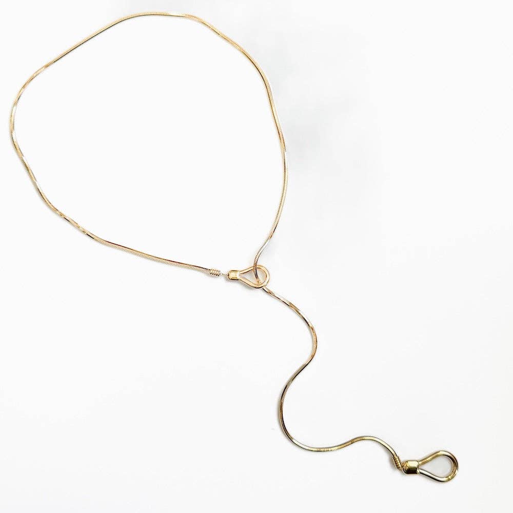 Lariat Toggle Necklace - WATERPROOF