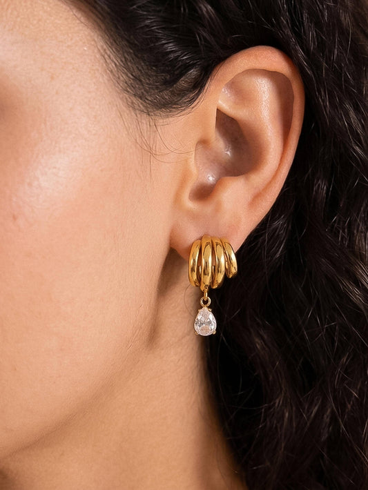 Dovely 18K Gold Non-Tarnish Earring