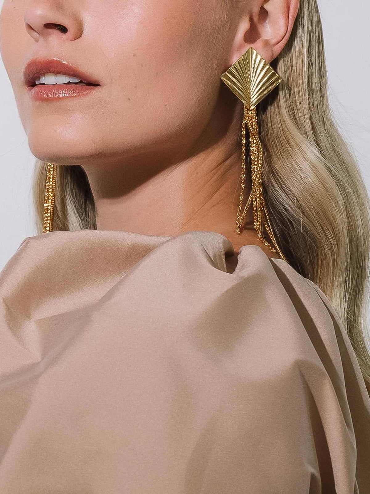 Cancale 18K Gold Non-Tarnish Drop Earrings