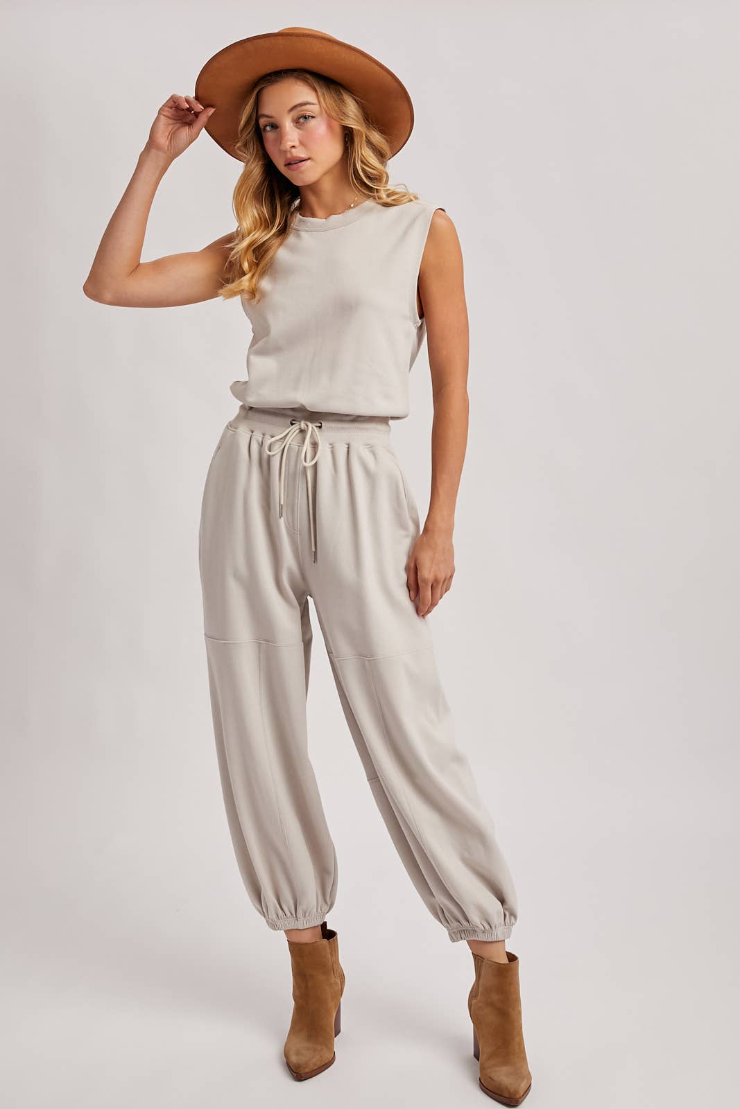 Ecru Travel Jumpsuit