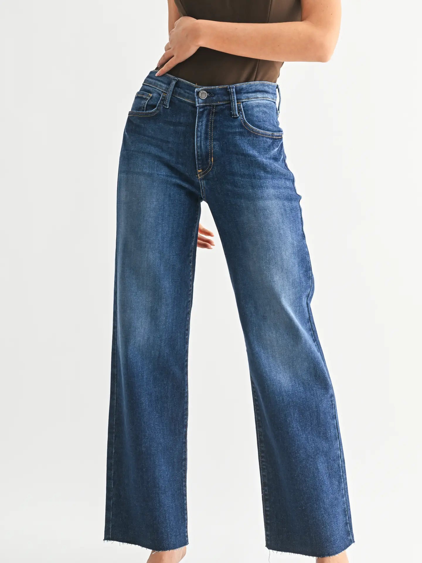 Slim Palazzo Denim