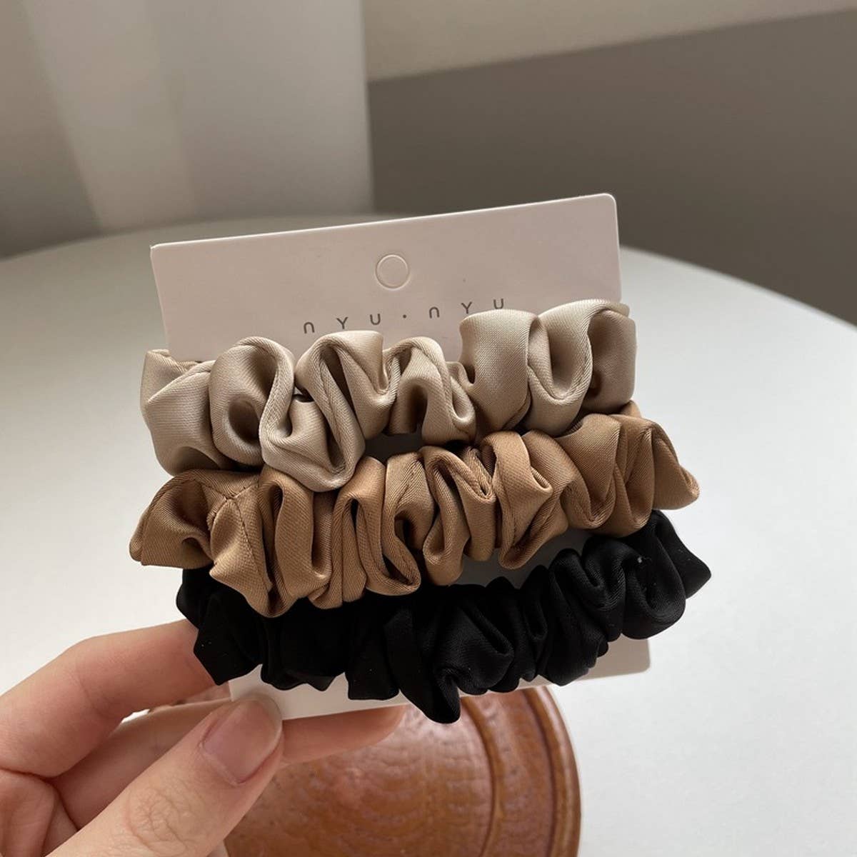 Satin Scrunchy Set