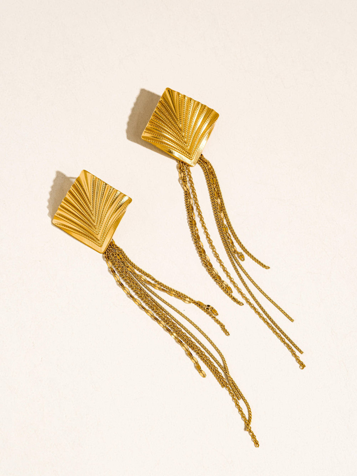 Cancale 18K Gold Non-Tarnish Drop Earrings