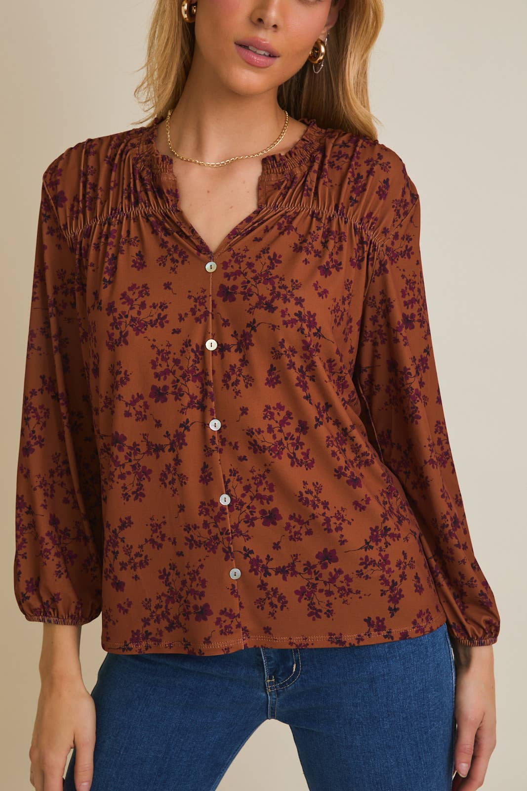 Ditsy Floral Blouse