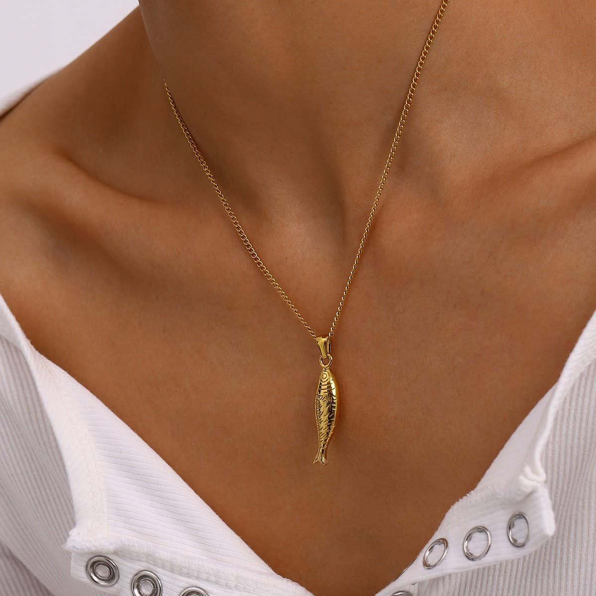 Here Fishy Necklace
