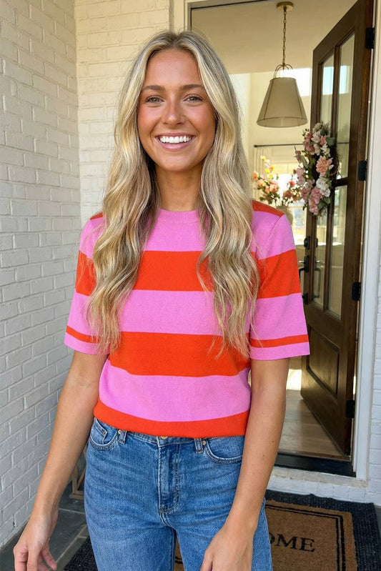 LAS Striped Tee