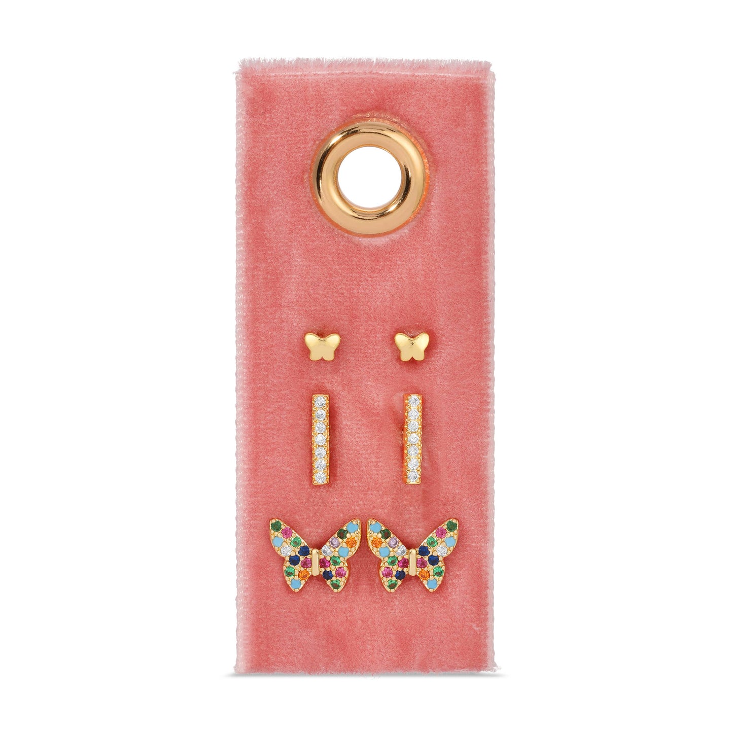 Butterfly Stud Gift Set