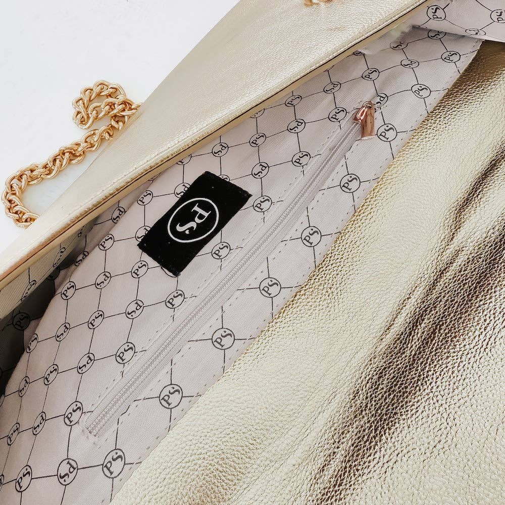 The Evening Metallic Clutch/Crossbody - 3 Colors