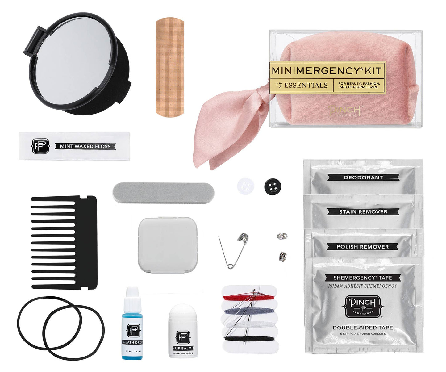 Velvet Scarf Minimergency Kit: 3 Colors