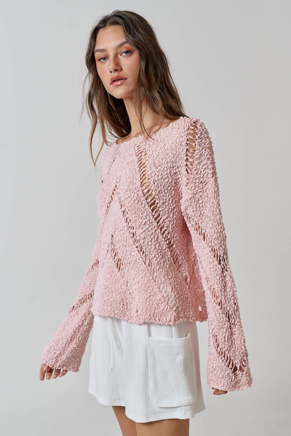 Boucle Sweater Top