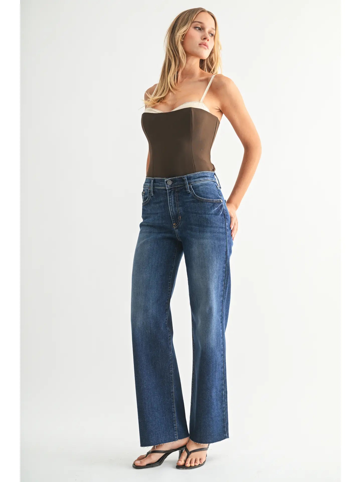 Slim Palazzo Denim