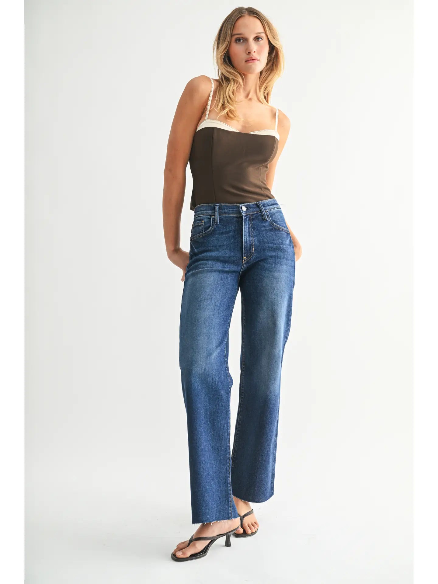 Slim Palazzo Denim