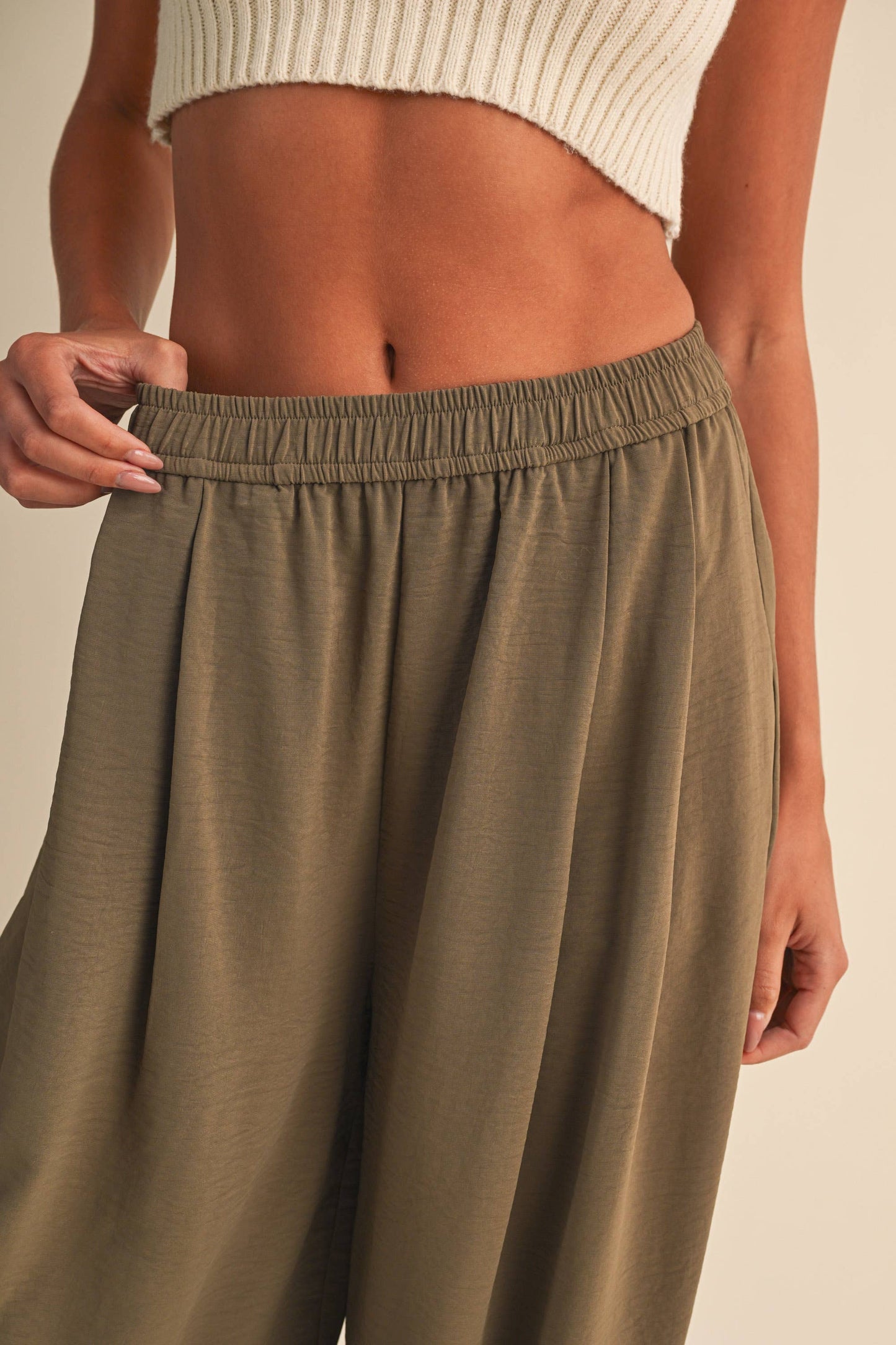 Olive Balloon Pant