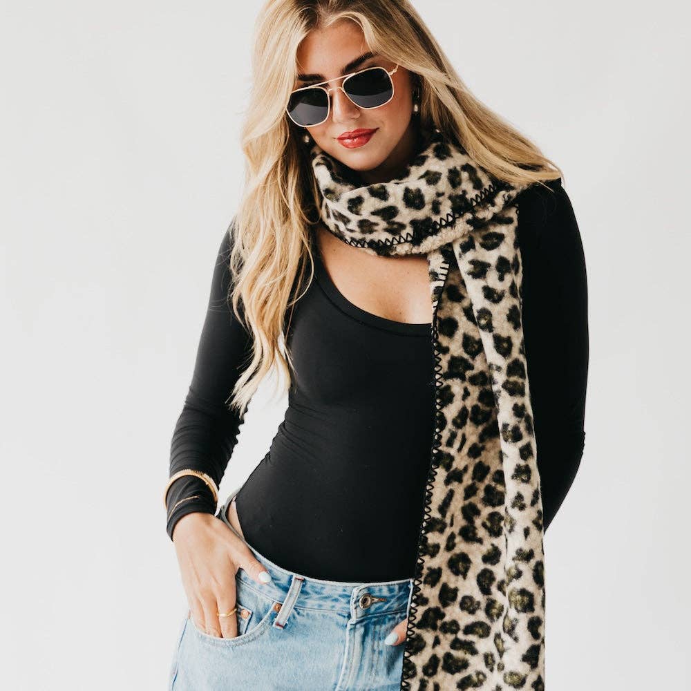 Laine Leopard Scarf - 3 Colors