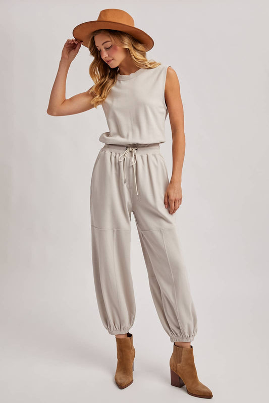 Ecru Travel Jumpsuit