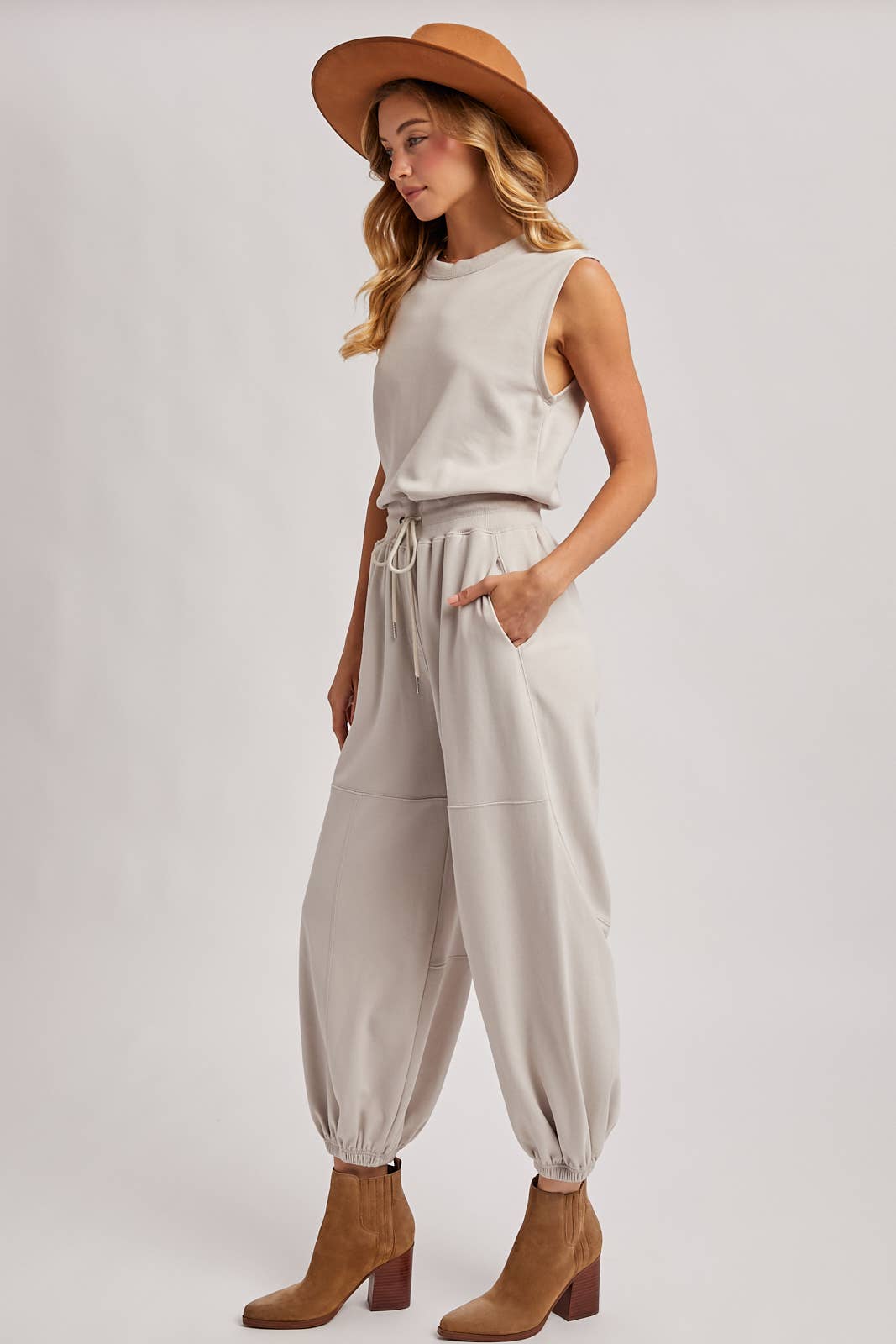 Ecru Travel Jumpsuit