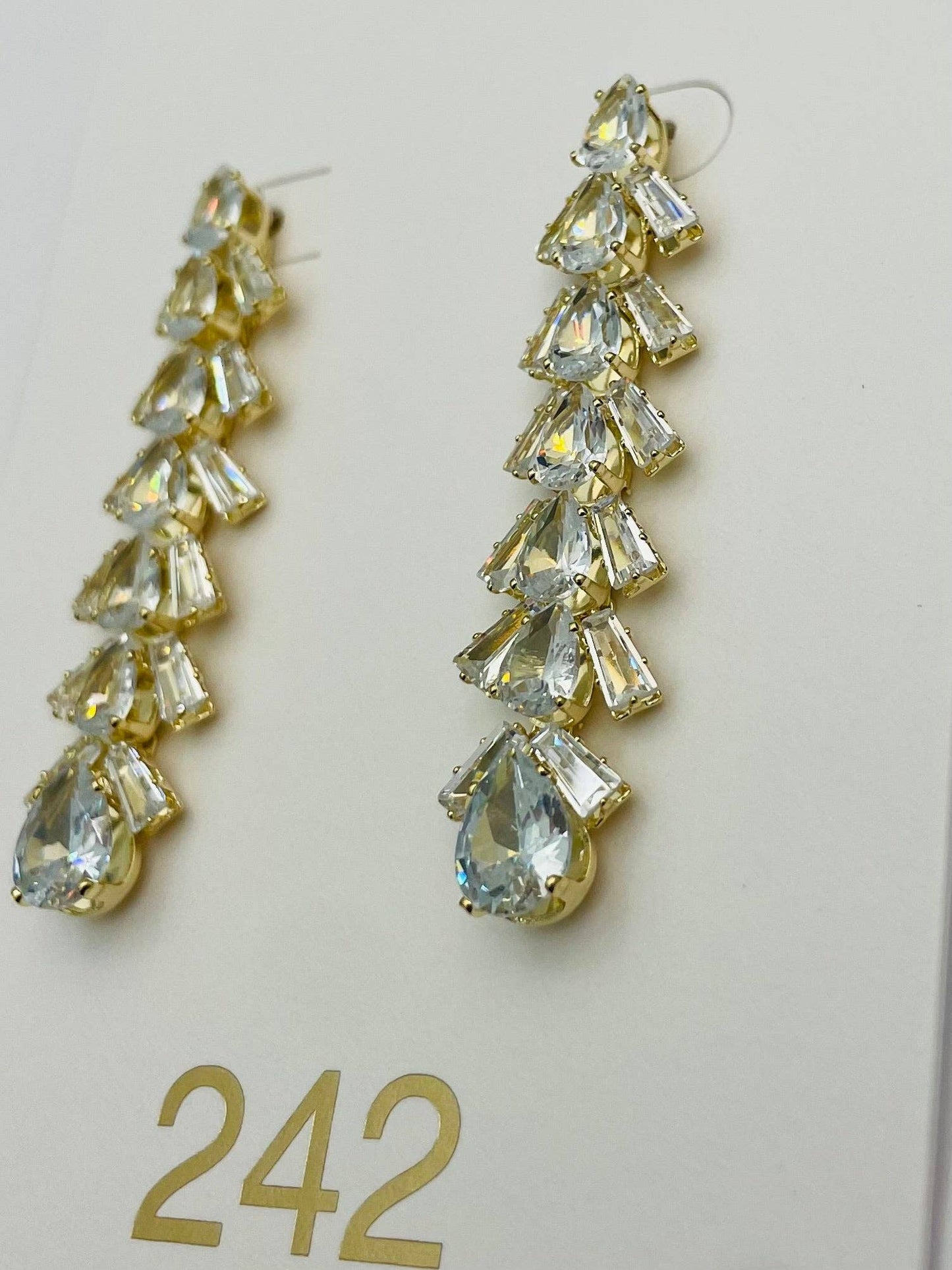 Crystal Waterfall Dangle