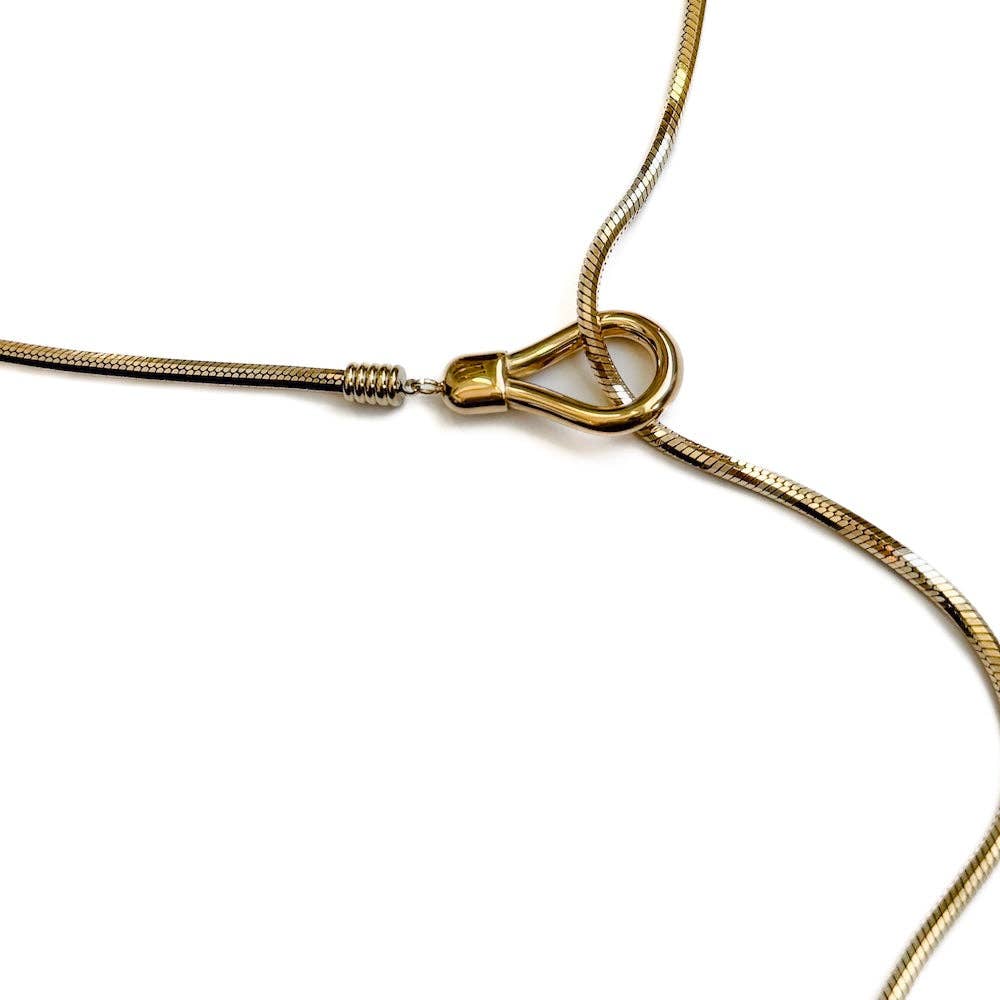 Lariat Toggle Necklace - WATERPROOF